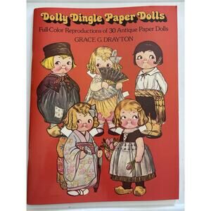 1978 Dover Pub. "Dolly Dingle Vintage Paper Dolls" Uncut Book